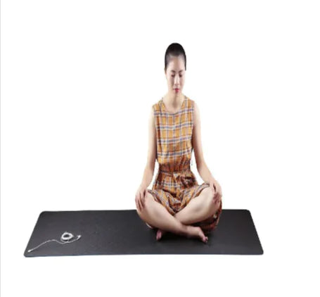 Conductive Yoga Grounding Mat with Non-Slip Surface & Grounding Wire